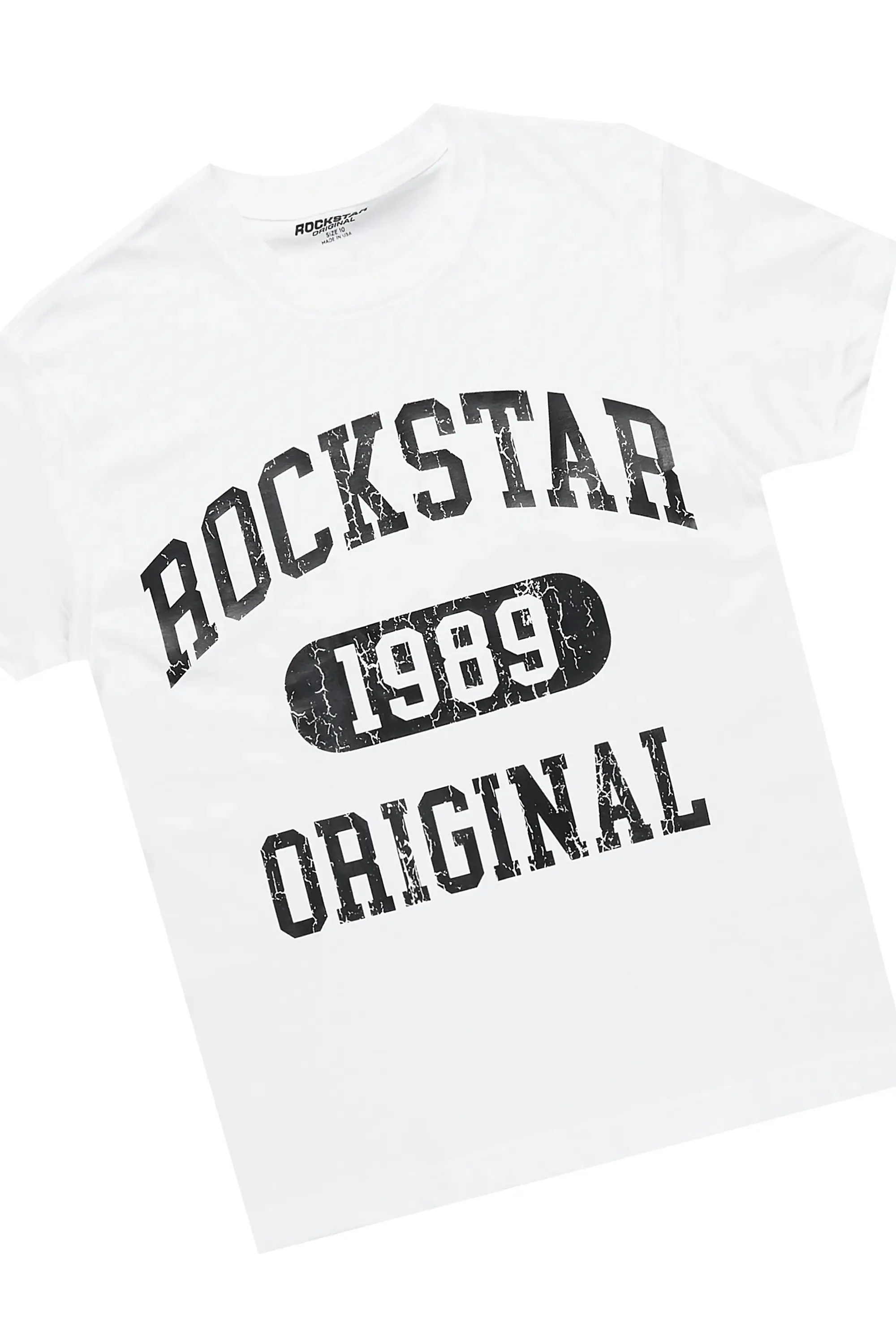 Boys Members White T-Shirt/Stacked Flare Jean Set sold by Rockstar Original product image thumbnail 2