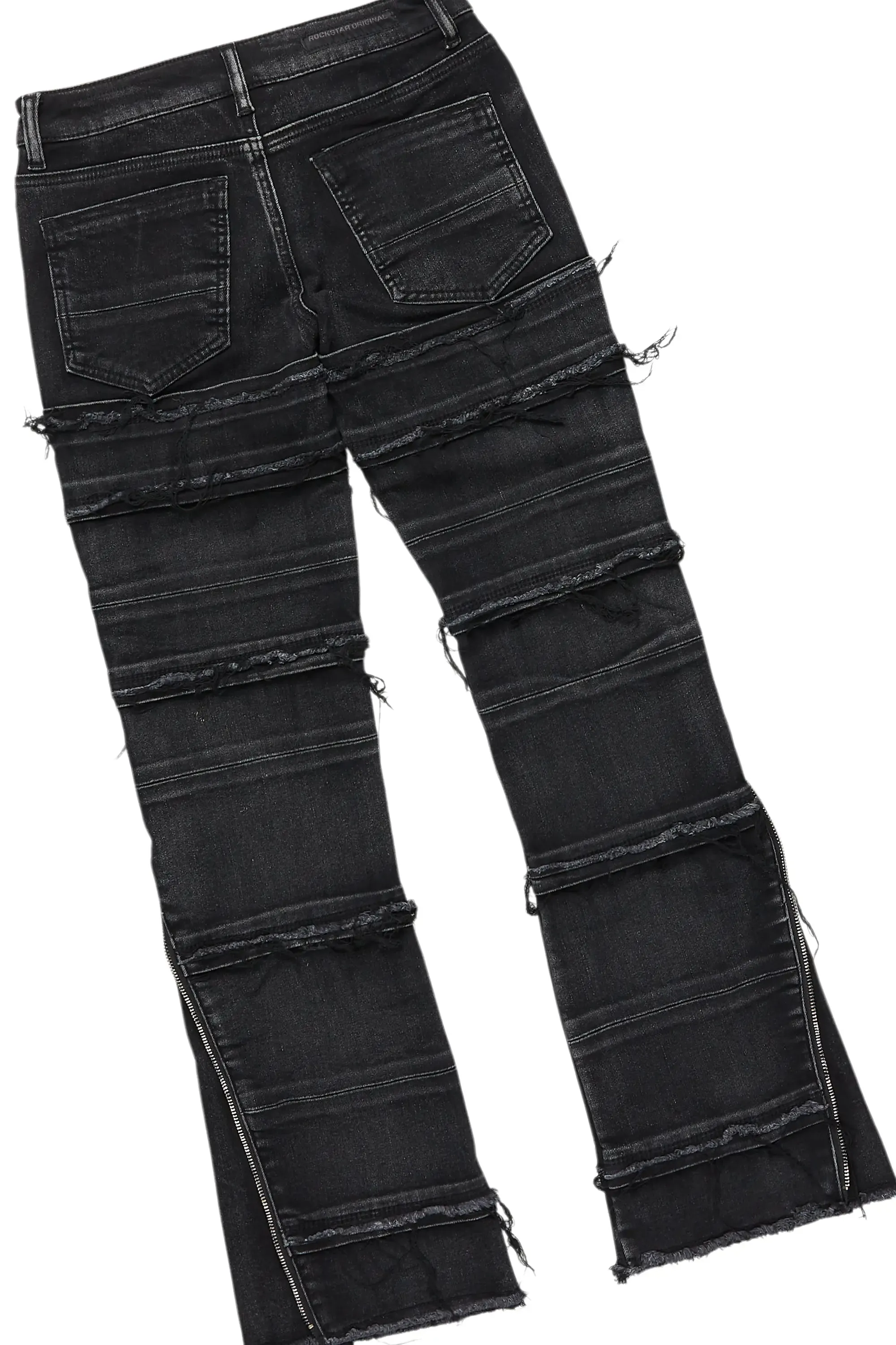 Boys Members White T-Shirt/Stacked Flare Jean Set sold by Rockstar Original product image thumbnail 4