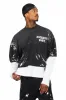 Paley Black Thermal Double Layer Boxy Crop T-Shirt sold by Rockstar Original