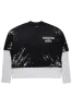 Paley Black Thermal Double Layer Boxy Crop T-Shirt sold by Rockstar Original
