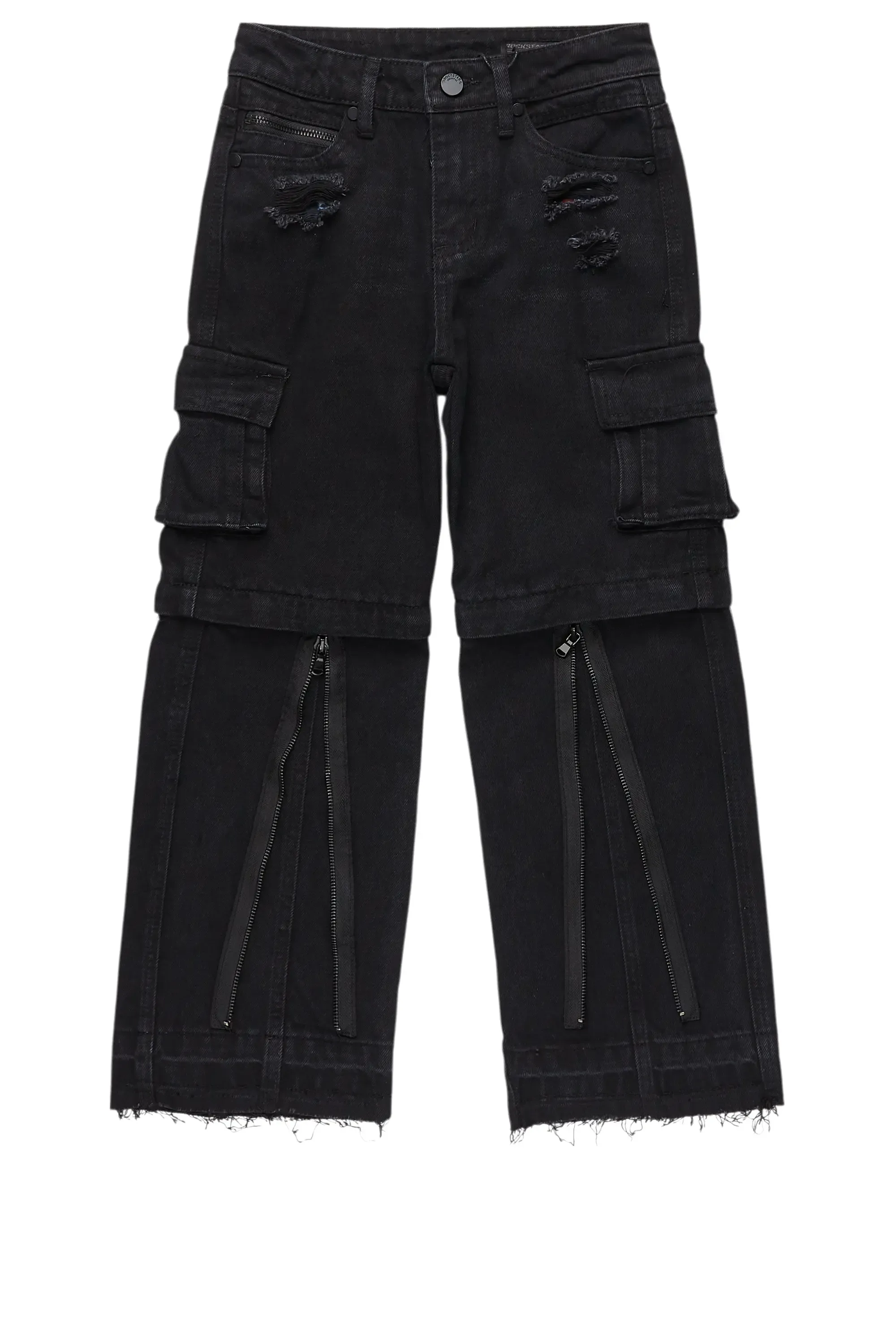 Boys Rupert Black Baggy Fit Jean sold by Rockstar Original