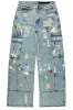 Namas Light Blue Painter Baggy Cargo Jean sold by Rockstar Original
