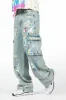 Namas Light Blue Painter Baggy Cargo Jean sold by Rockstar Original