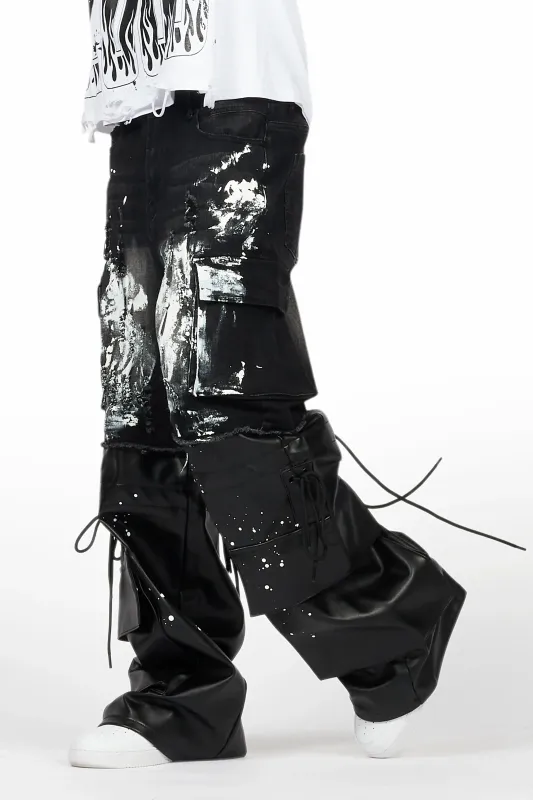 Bade Black Painter Baggy Jean sold by Rockstar Original