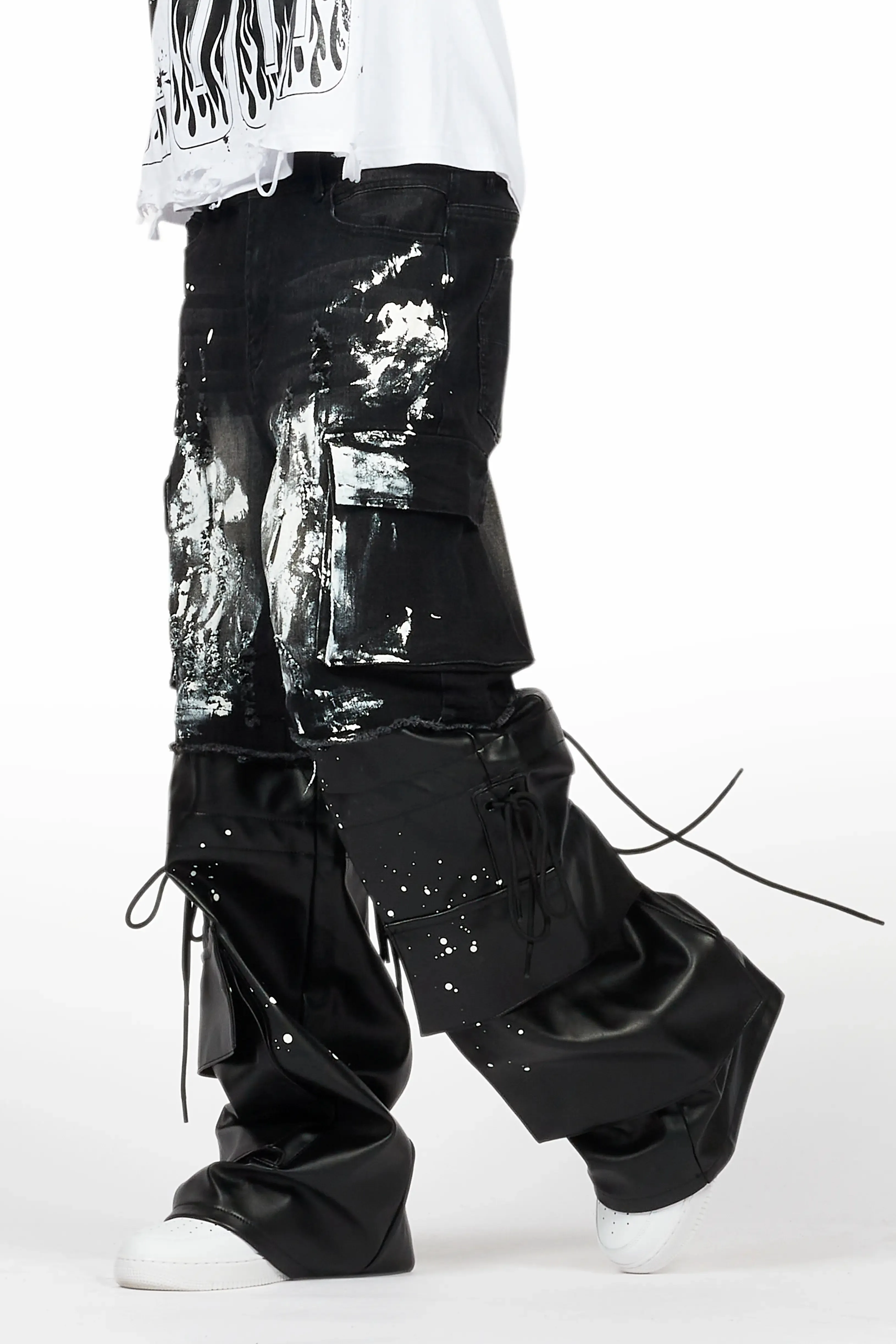 Bade Black Painter Baggy Jean sold by Rockstar Original