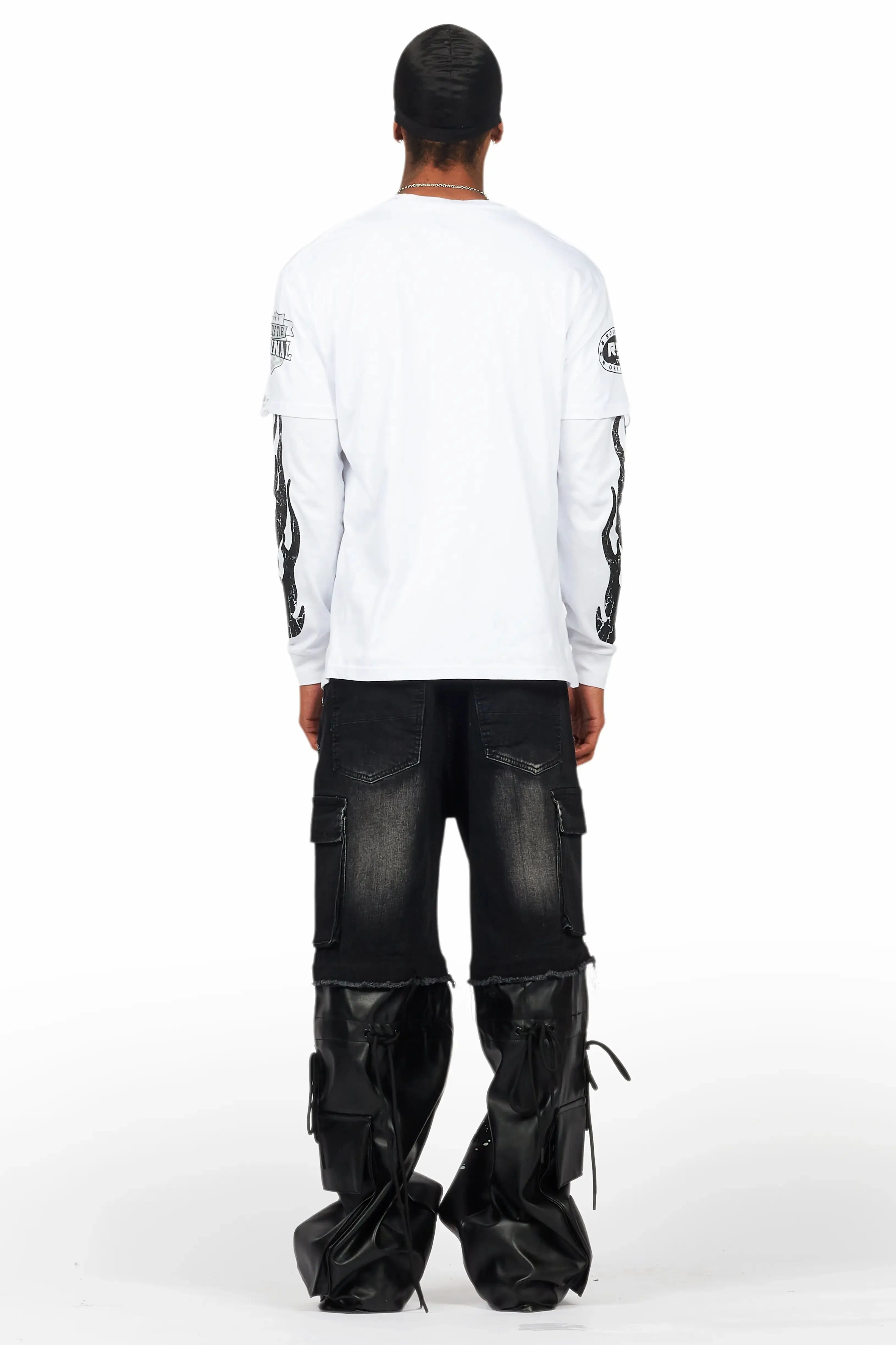 Bade Black Painter Baggy Jean sold by Rockstar Original product image thumbnail 5