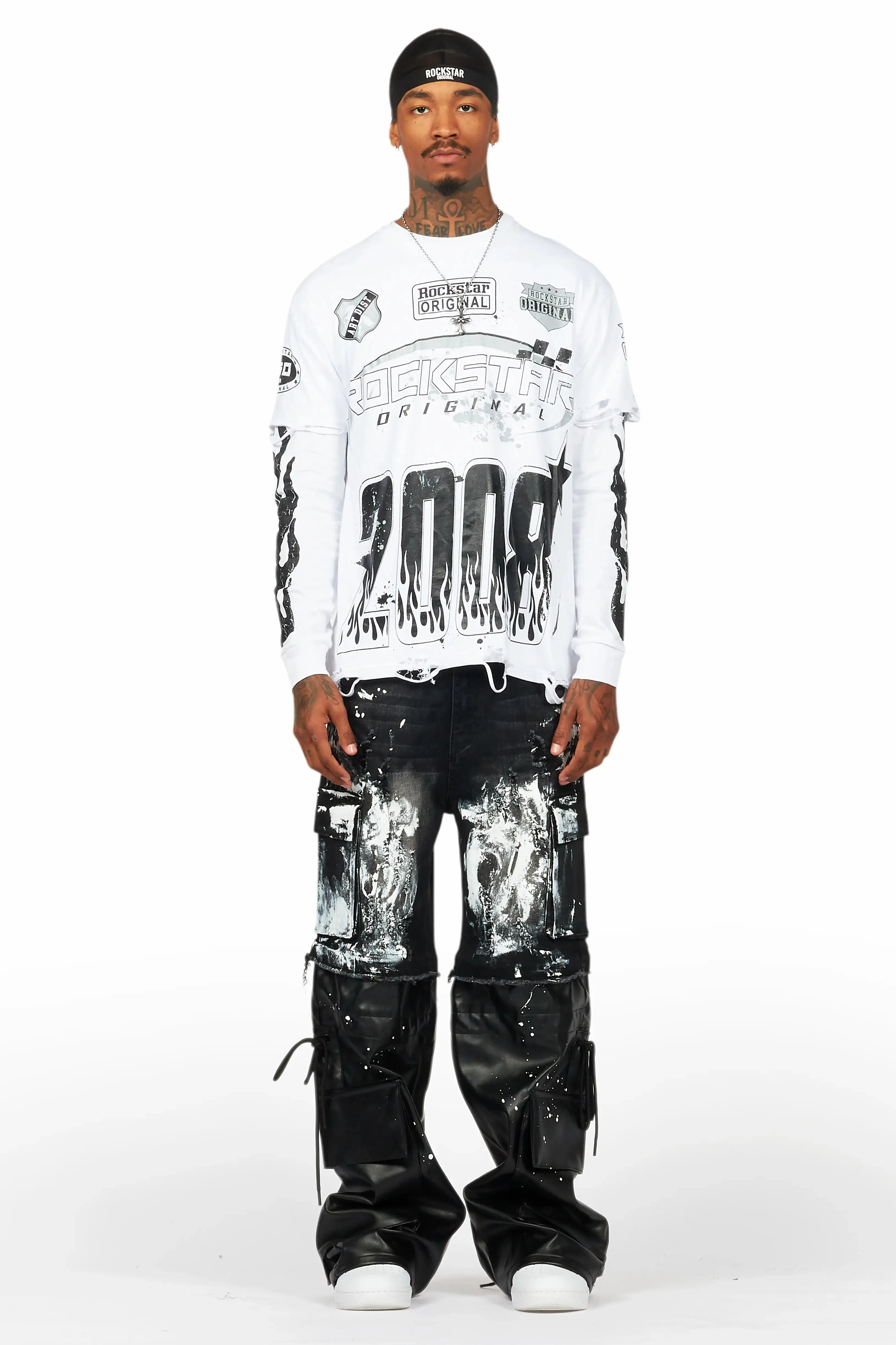 Bade Black Painter Baggy Jean sold by Rockstar Original product image thumbnail 3