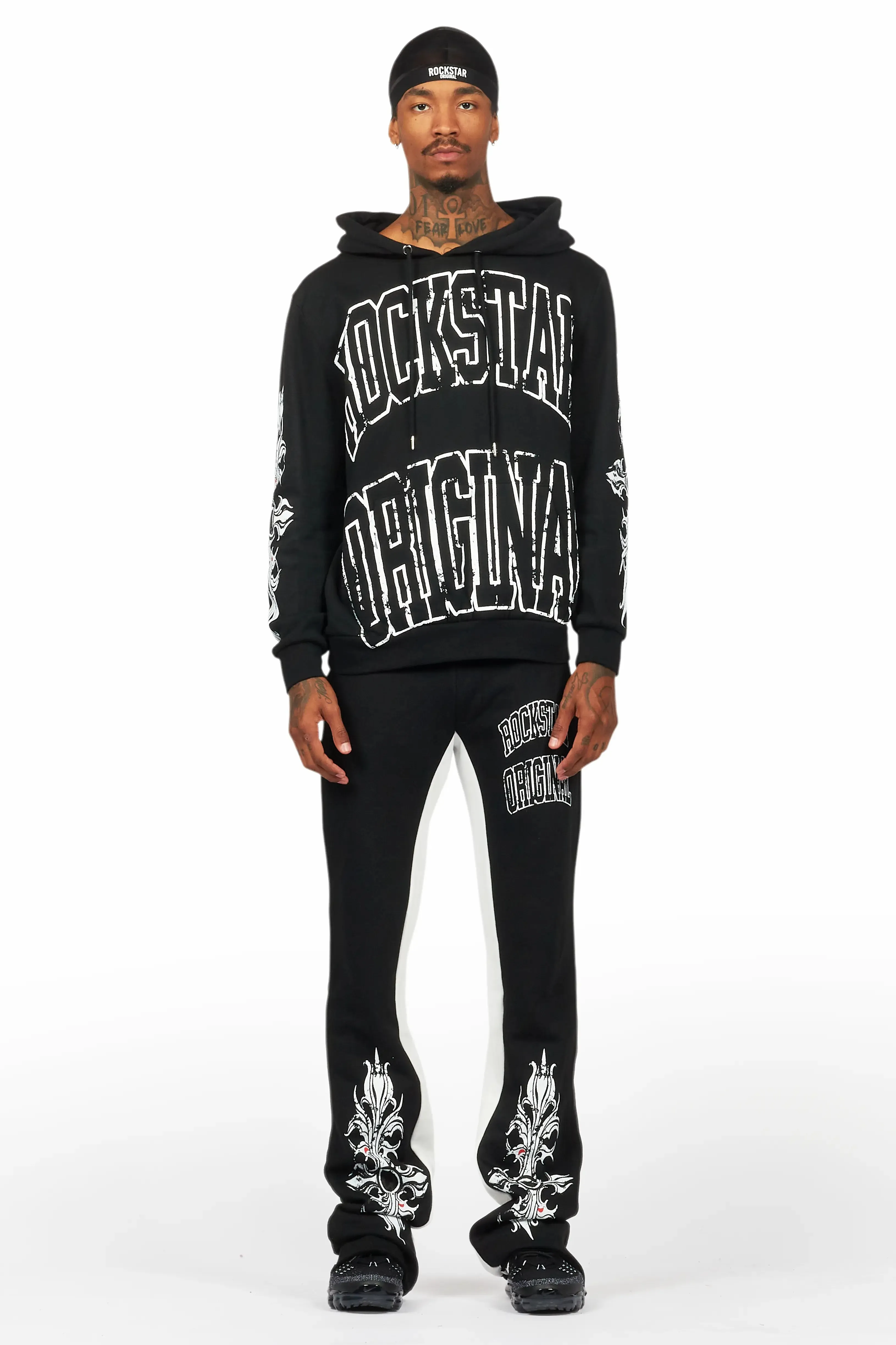 Akio Black Hoodie/Baggy Track Pant Set sold by Rockstar Original product image thumbnail 2
