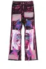 Boys Helki Black/Pink Roller Paint Stacked Flare Jean sold by Rockstar Original