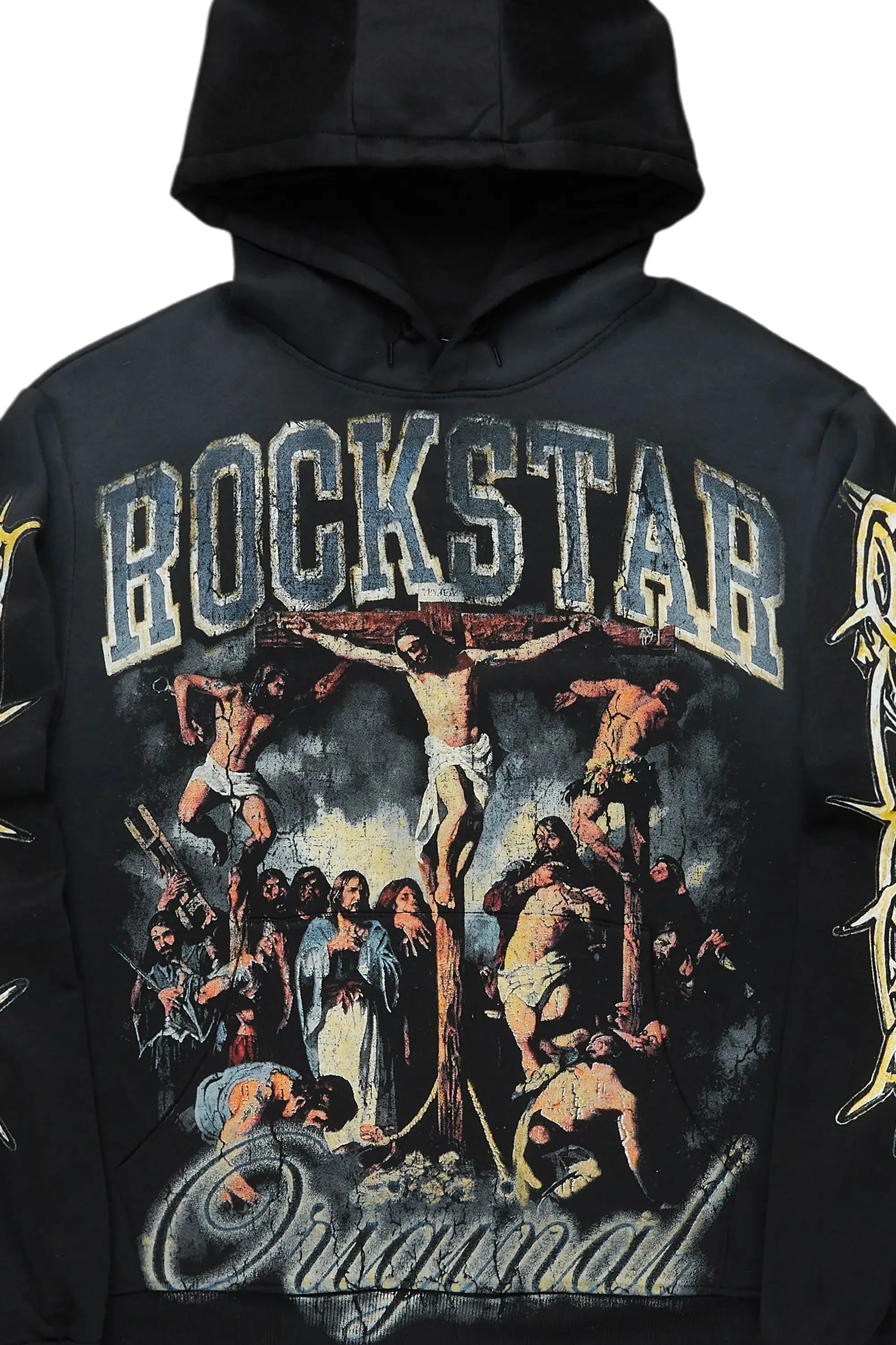 Ligia Black Oversized Hoodie sold by Rockstar Original product image thumbnail 2