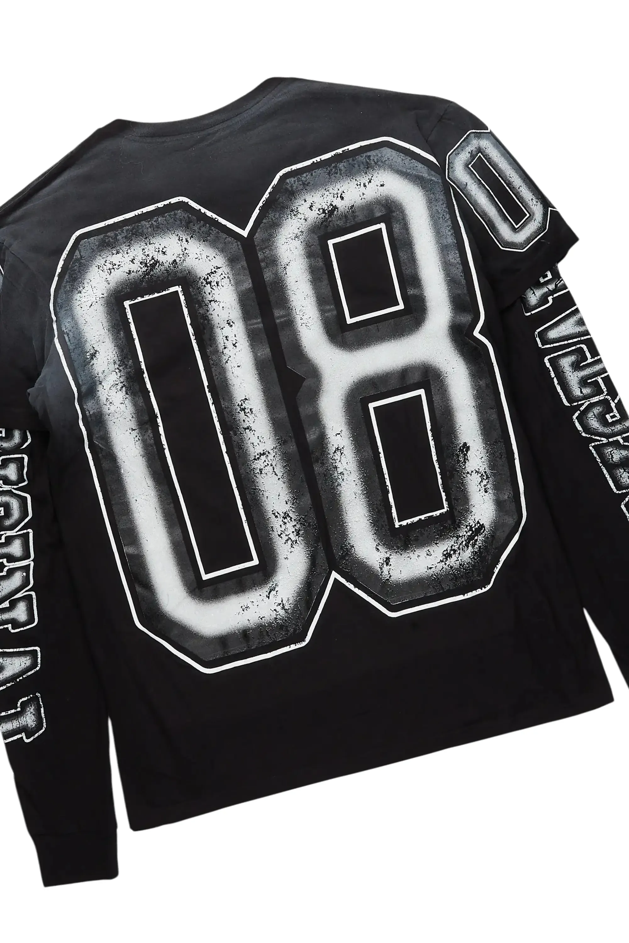 Lonzania Black/Grey Short Set sold by Rockstar Original product image thumbnail 4