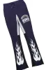 Damir Navy Hoodie/Stacked Flare Track Pant Set sold by Rockstar Original