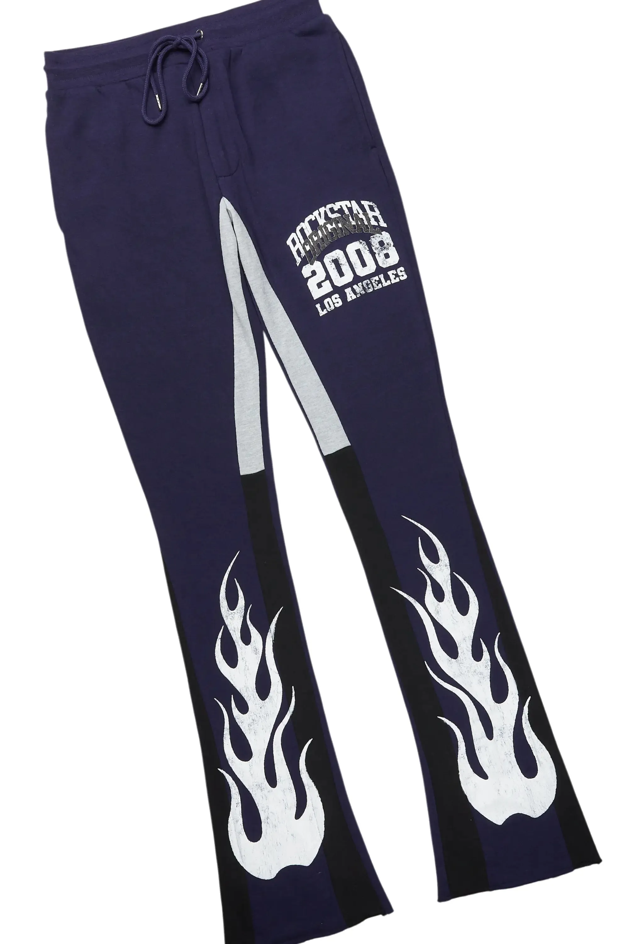 Damir Navy Hoodie/Stacked Flare Track Pant Set sold by Rockstar Original product image thumbnail 3