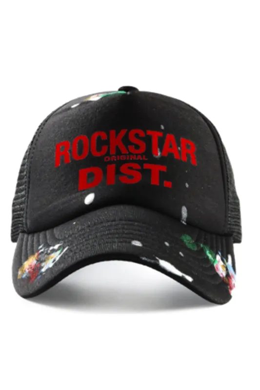 Neptune Black/Red Trucker Hat sold by Rockstar Original