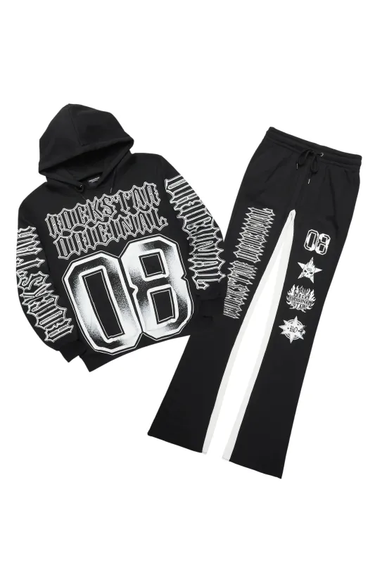 Alim Black/White Hoodie/Baggy Track Pant Set sold by Rockstar Original