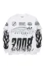 Esha White Double Layer Graphic T-Shirt sold by Rockstar Original
