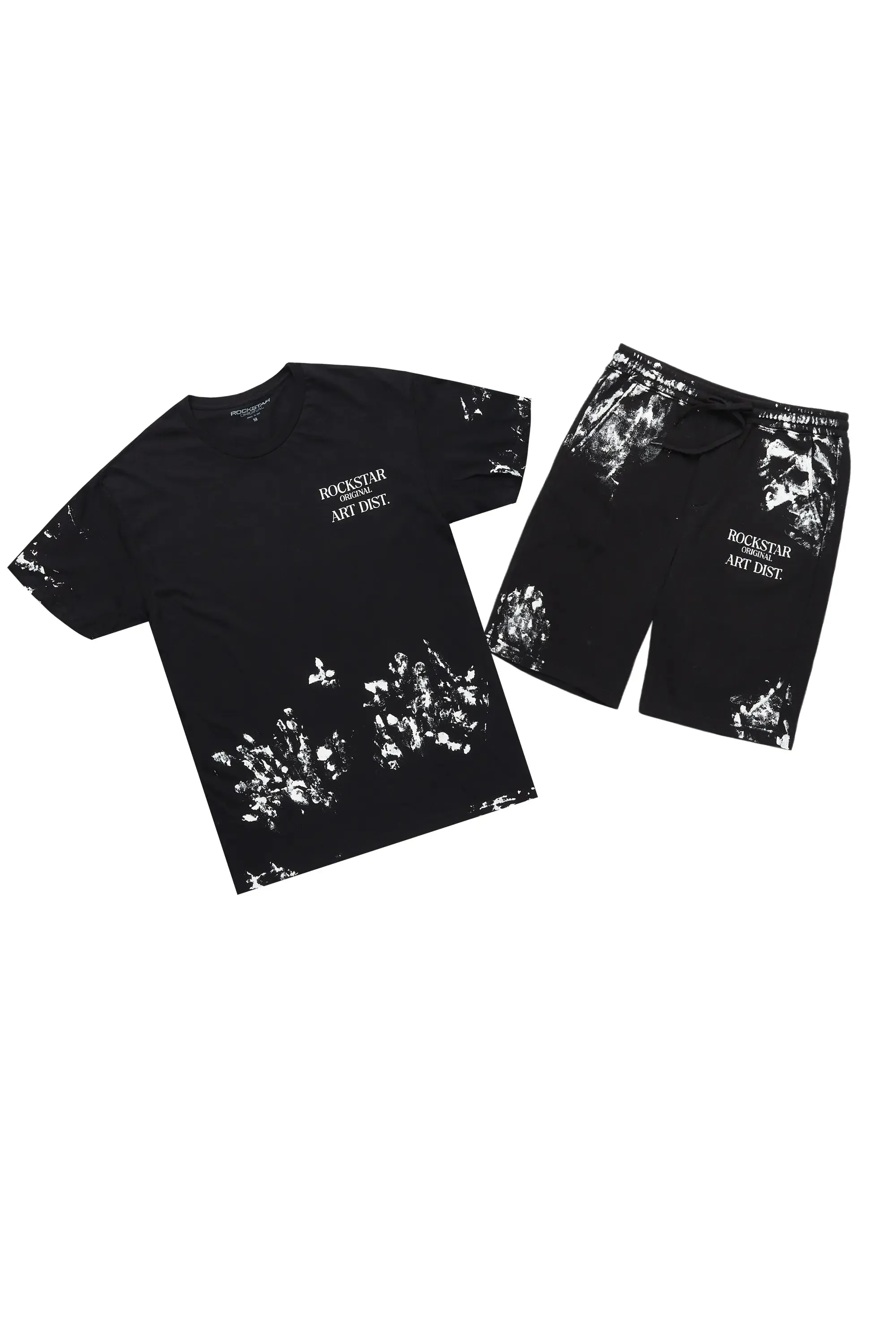 Filipa Black T-Shirt Short Set sold by Rockstar Original