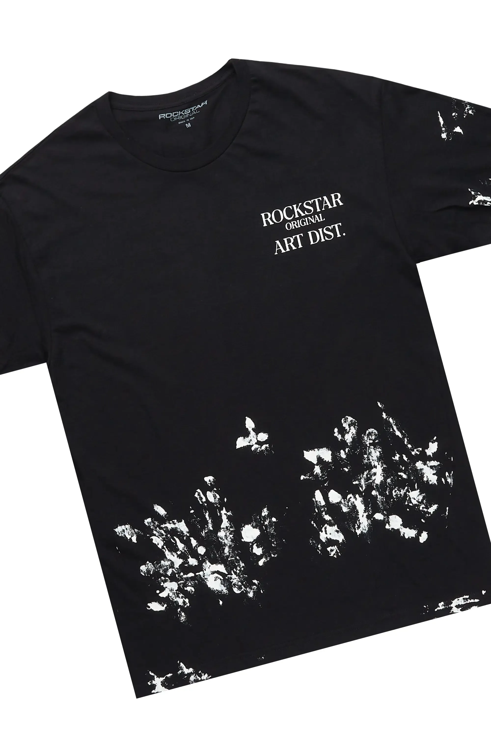 Filipa Black T-Shirt Short Set sold by Rockstar Original product image thumbnail 2