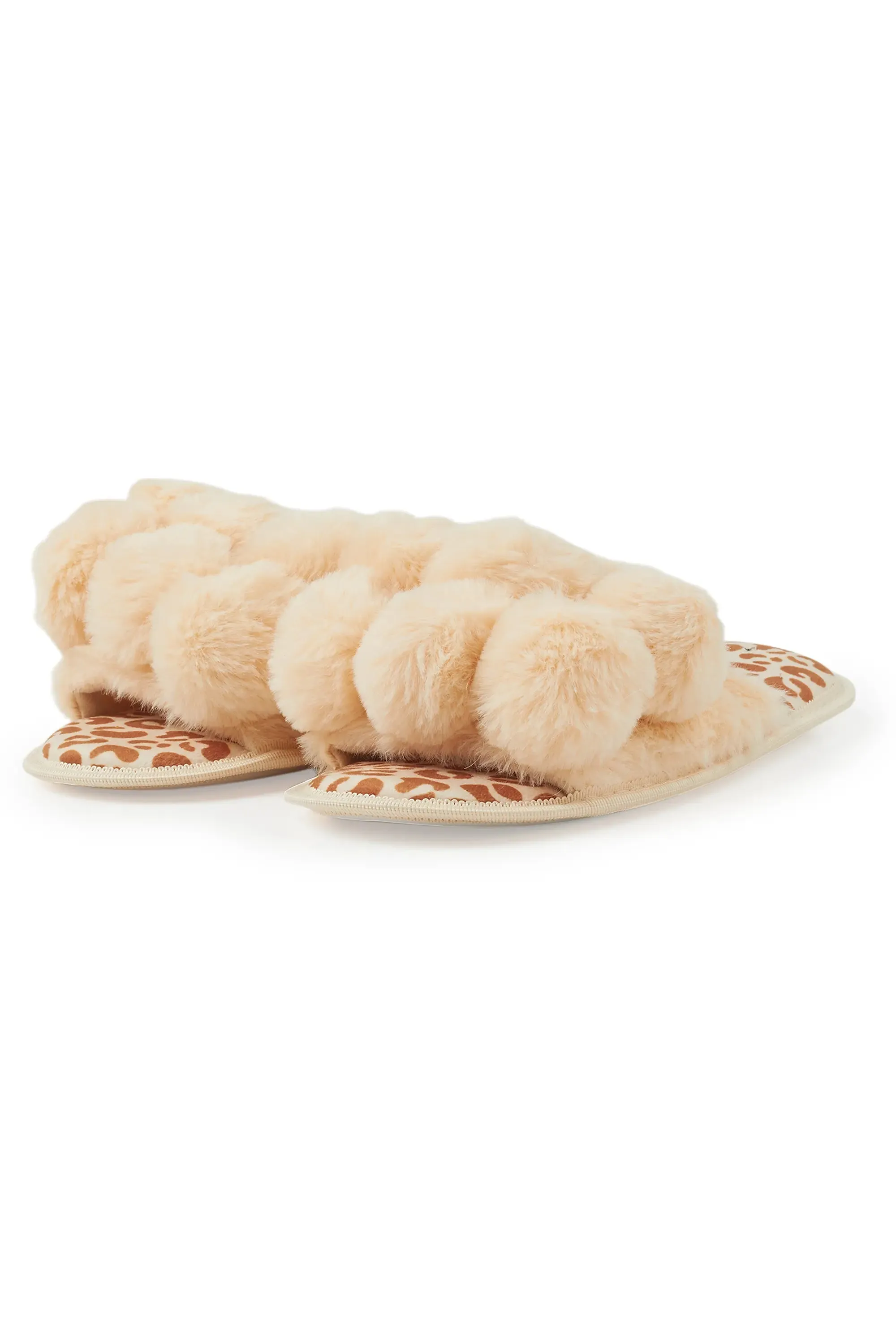Kourtnay Beige Fur Slippers sold by Rockstar Original product image thumbnail 2
