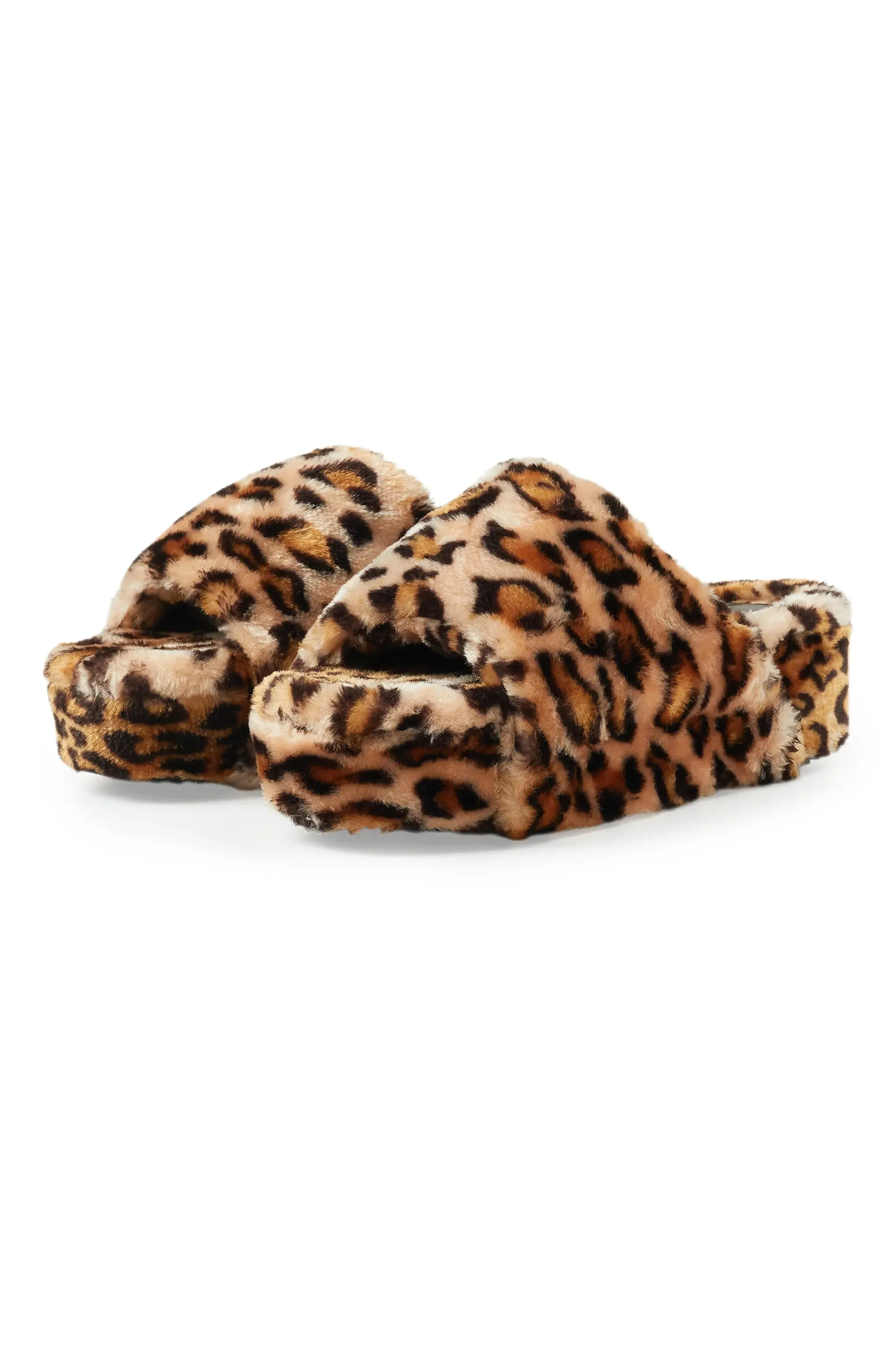 Antavia Cheetah Fur Slides sold by Rockstar Original product image thumbnail 2