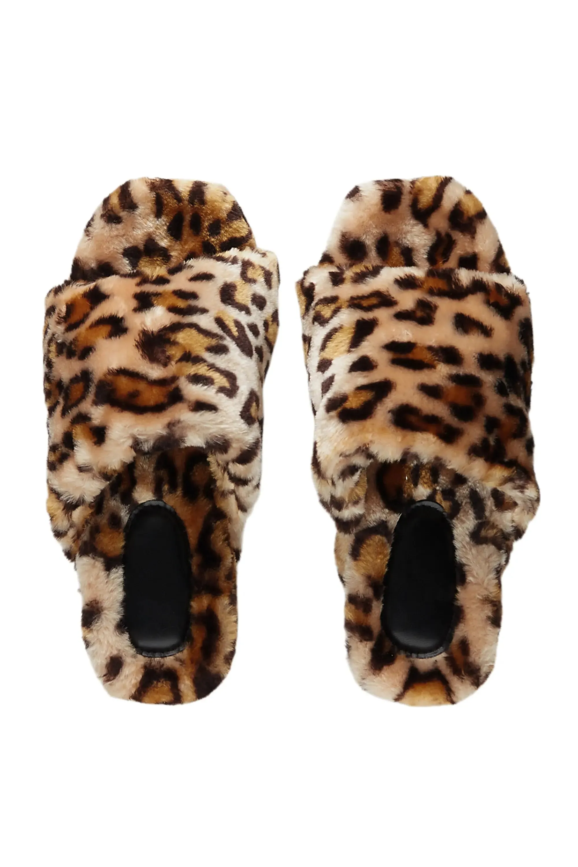 Antavia Cheetah Fur Slides sold by Rockstar Original