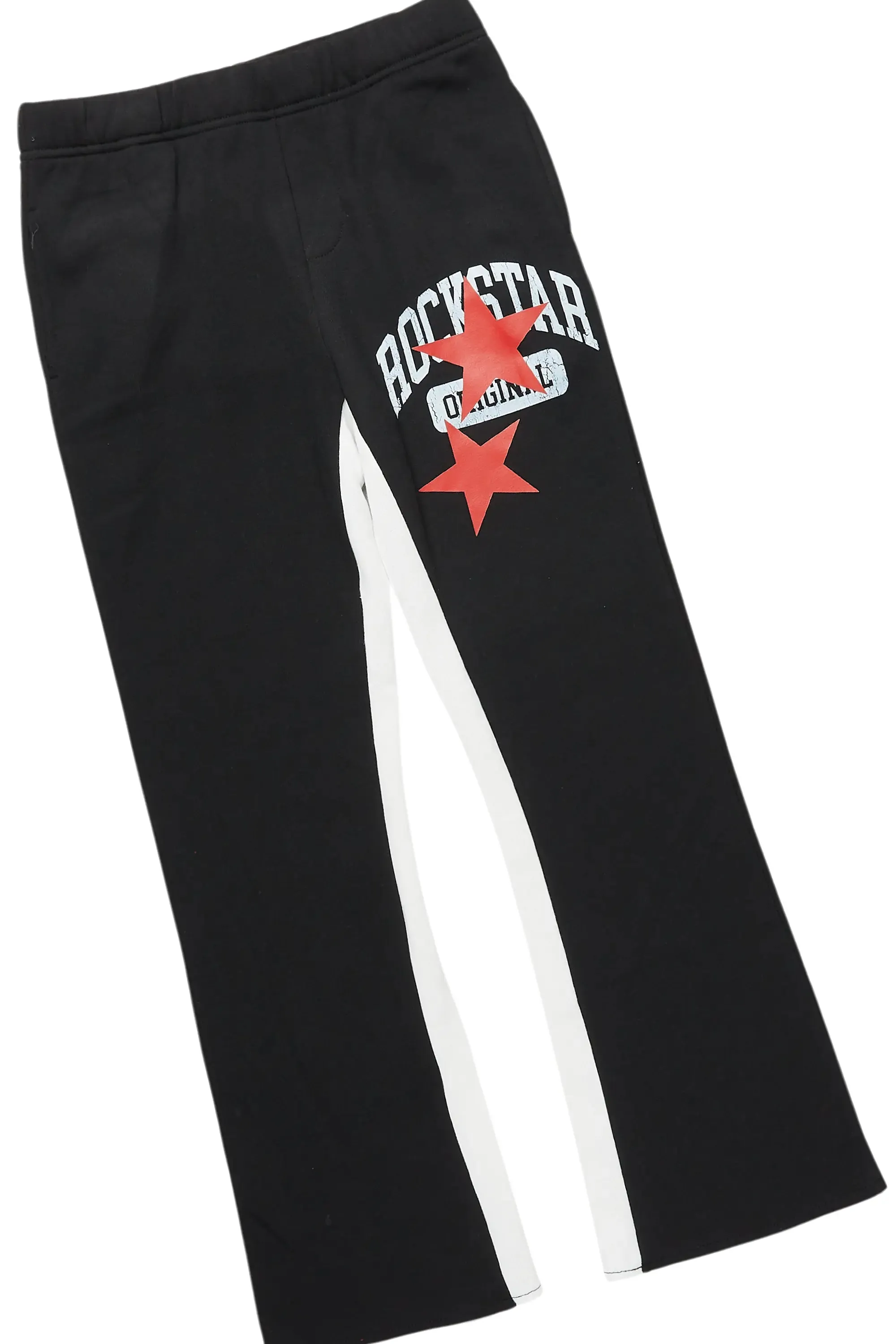 Boys States Black/Red Stacked Hoodie Track Set sold by Rockstar Original product image thumbnail 3