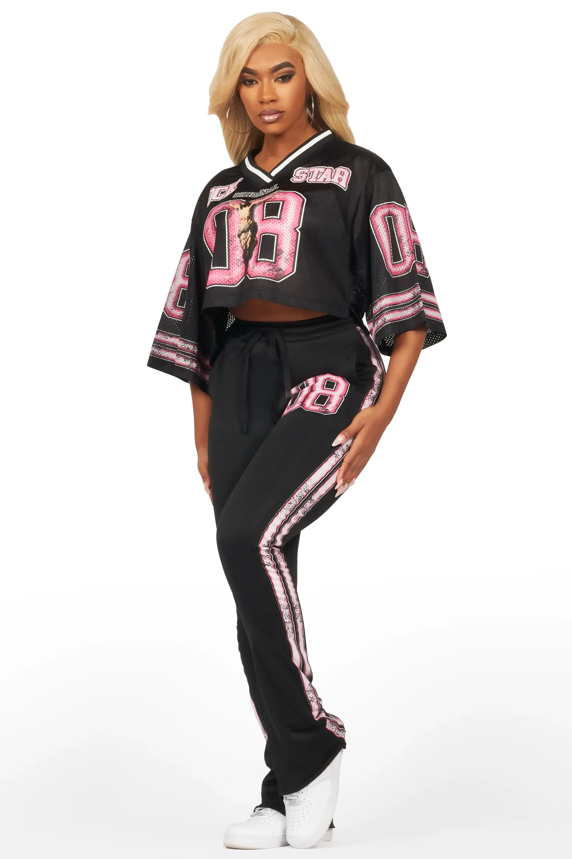 Azalia Black Jersey Trackset sold by Rockstar Original