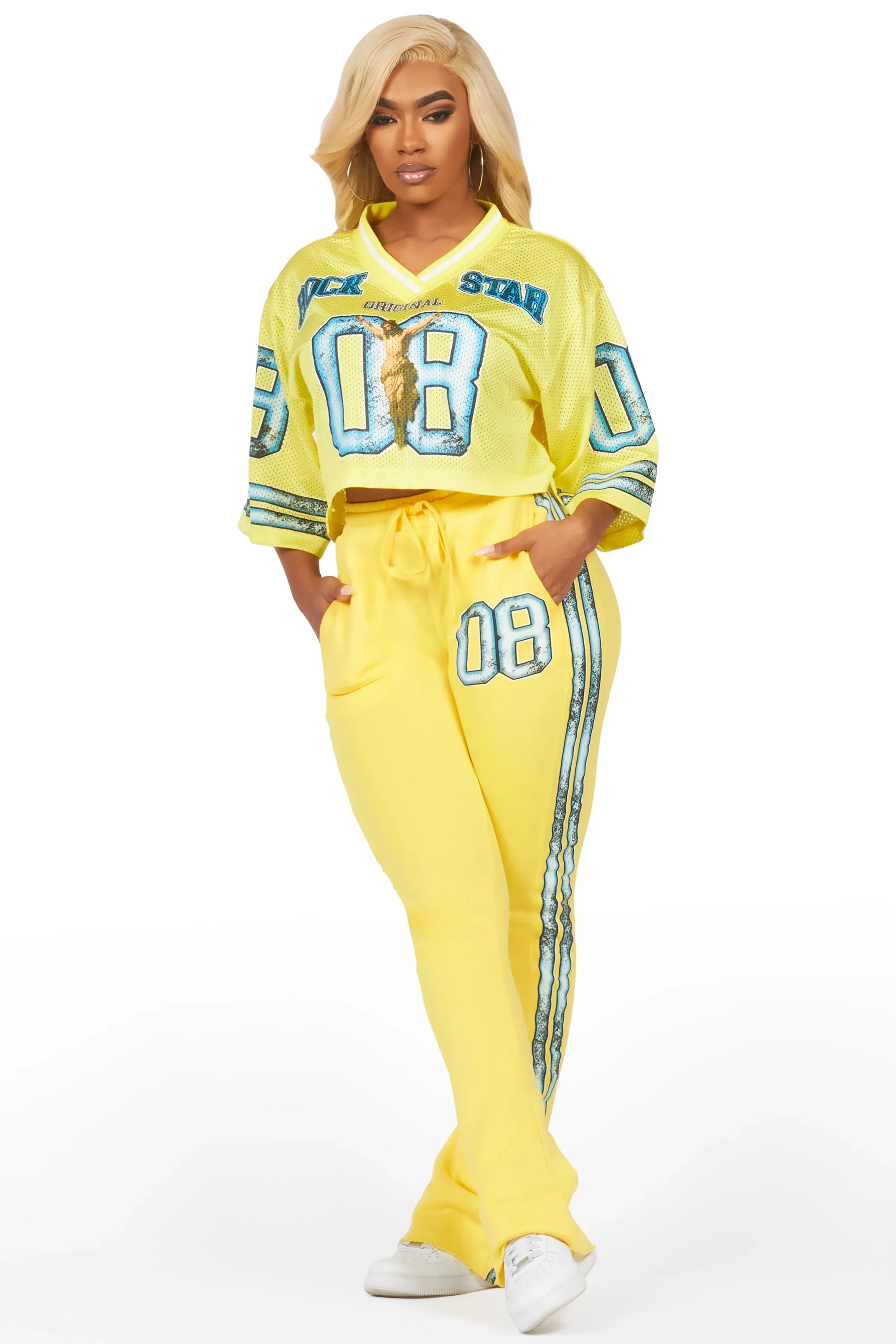 Azalia Yellow Jersey Trackset sold by Rockstar Original product image thumbnail 3