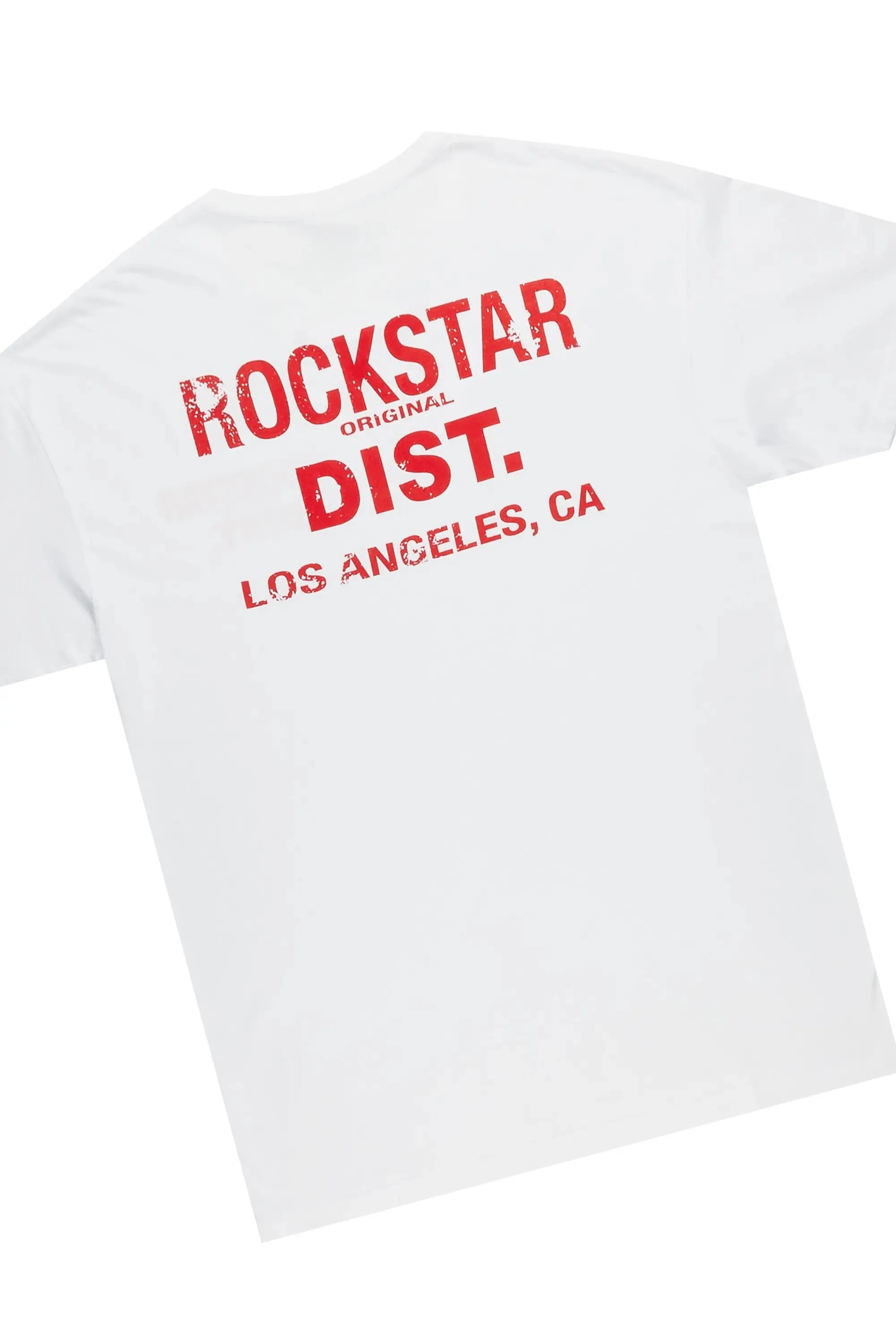 Ernia White/Red T-Shirt Short Set sold by Rockstar Original product image thumbnail 3