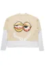 Highya Vintage Sand Thermal Double Layer Boxy Crop T-Shirt sold by Rockstar Original