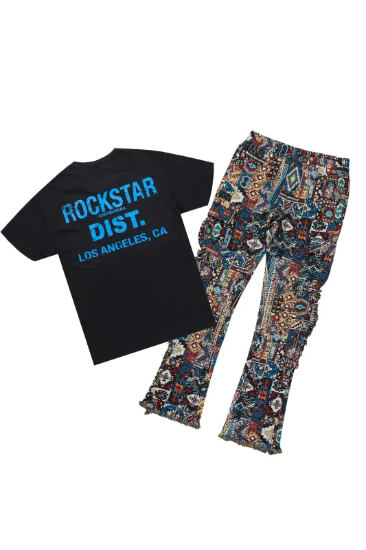 Lake Black/Blue T-Shirt/Tapestry Jean Bundle sold by Rockstar Original