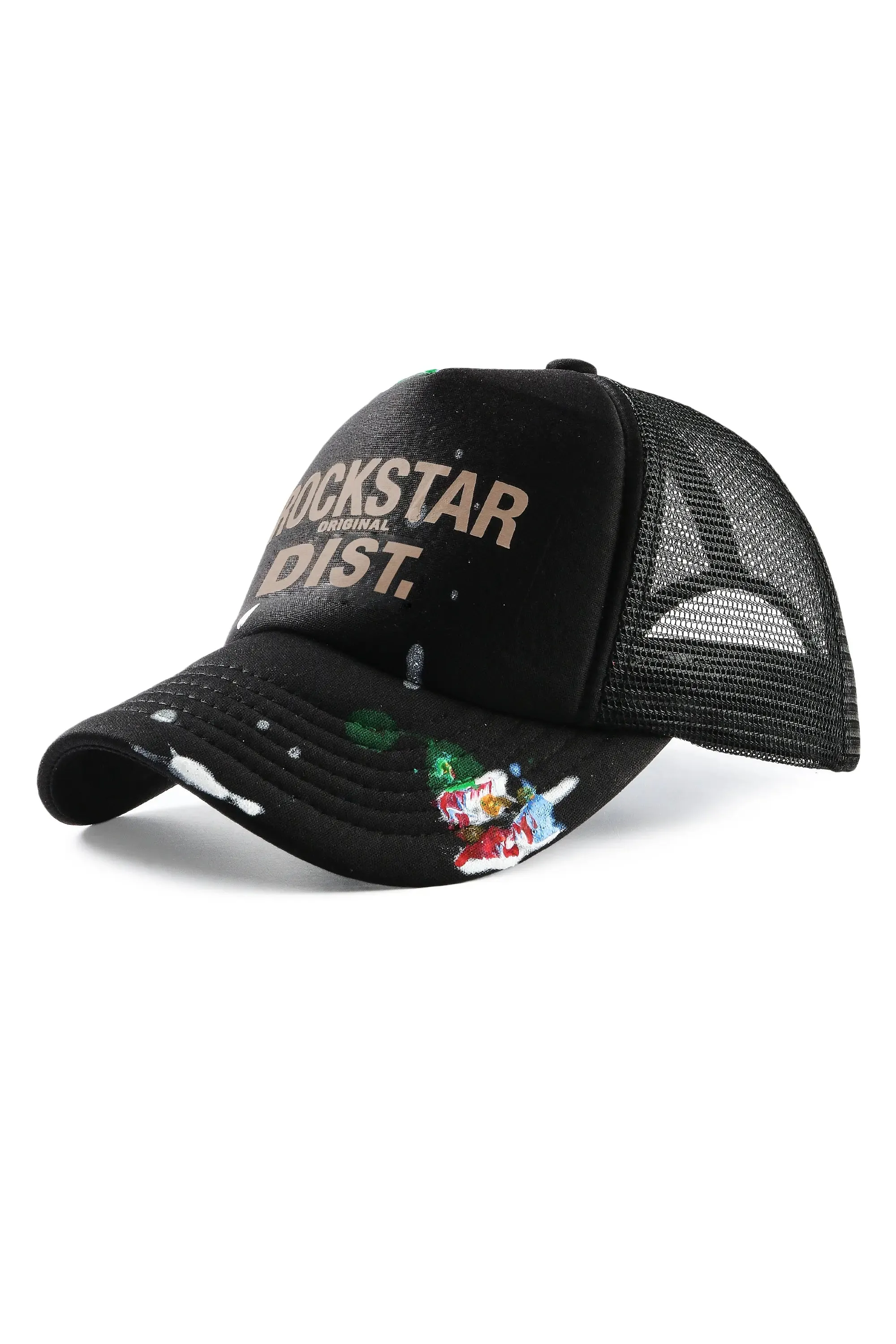 Good Side Only Black/Beige Trucker Hat sold by Rockstar Original product image thumbnail 2