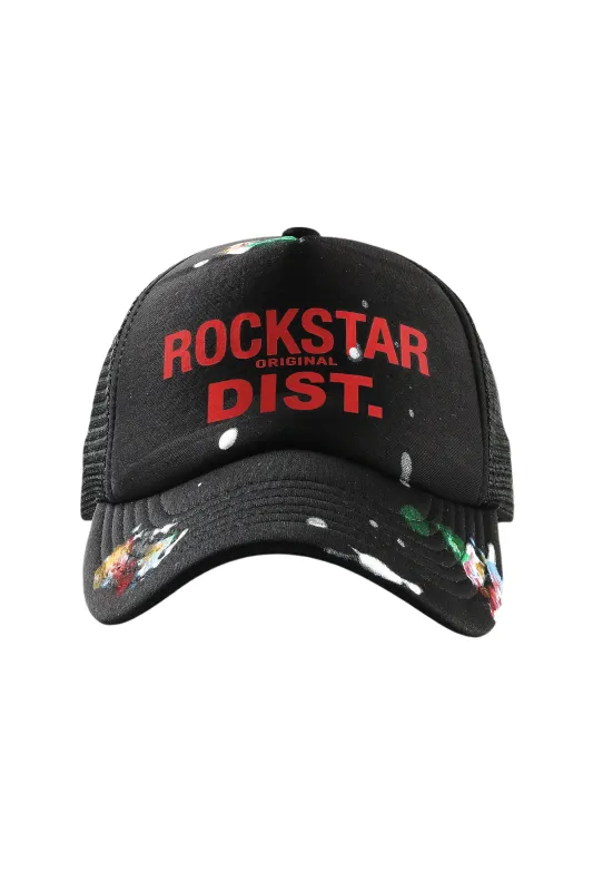 Good Side Only Black/Red Trucker Hat sold by Rockstar Original