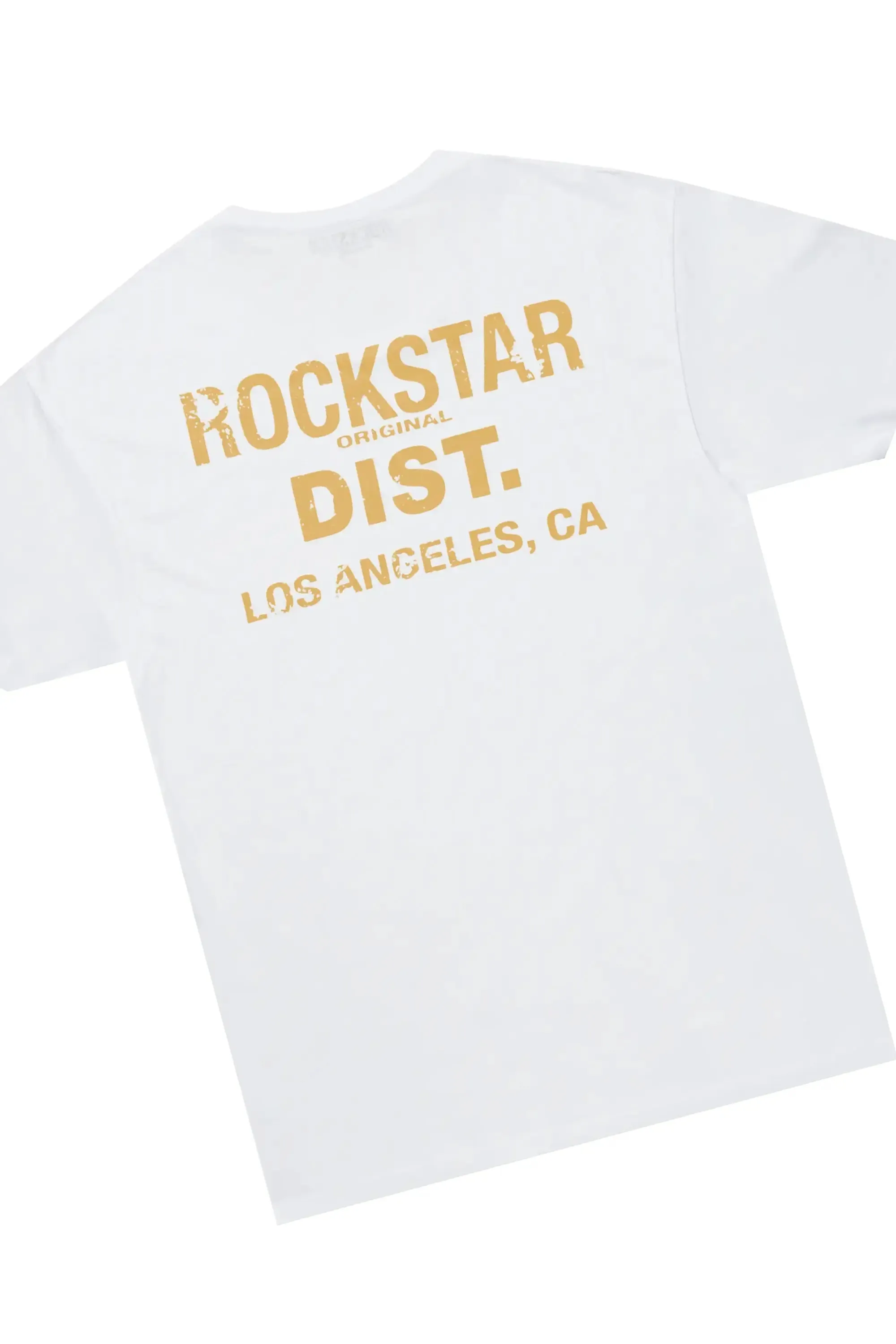 Sharee White/Beige T-Shirt & Jean Set sold by Rockstar Original product image thumbnail 3