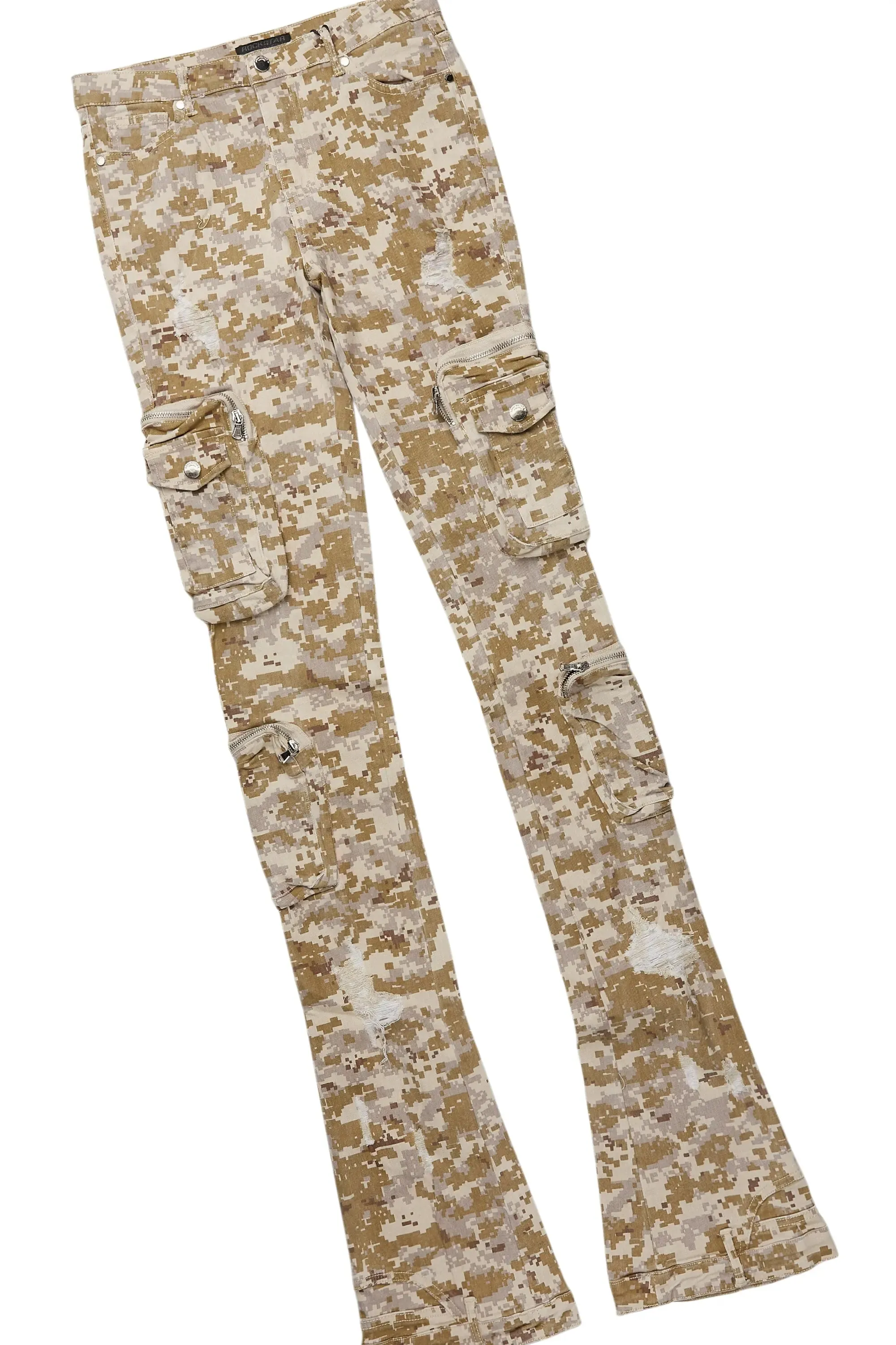 Sharee White/Beige T-Shirt & Jean Set sold by Rockstar Original product image thumbnail 4