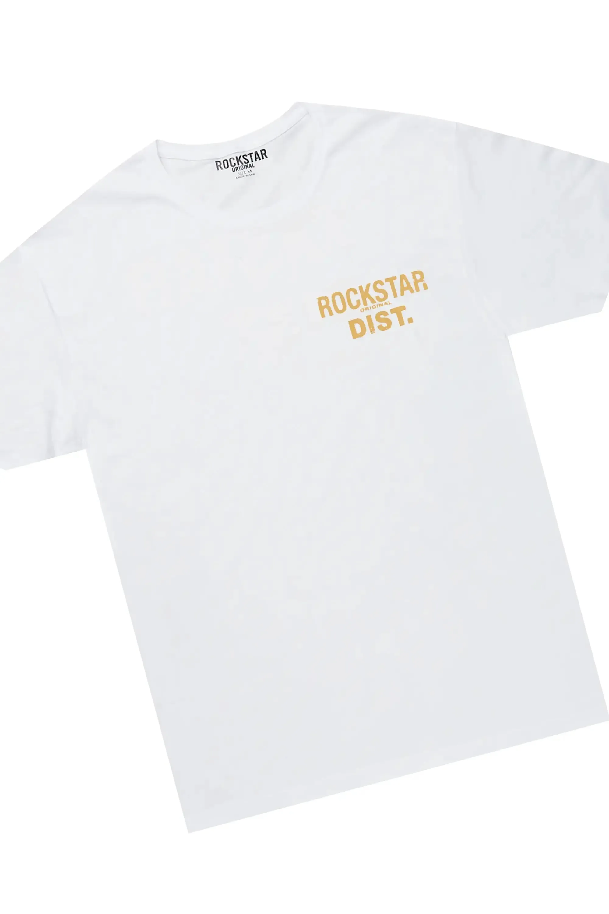 Sharee White/Beige T-Shirt & Jean Set sold by Rockstar Original product image thumbnail 2