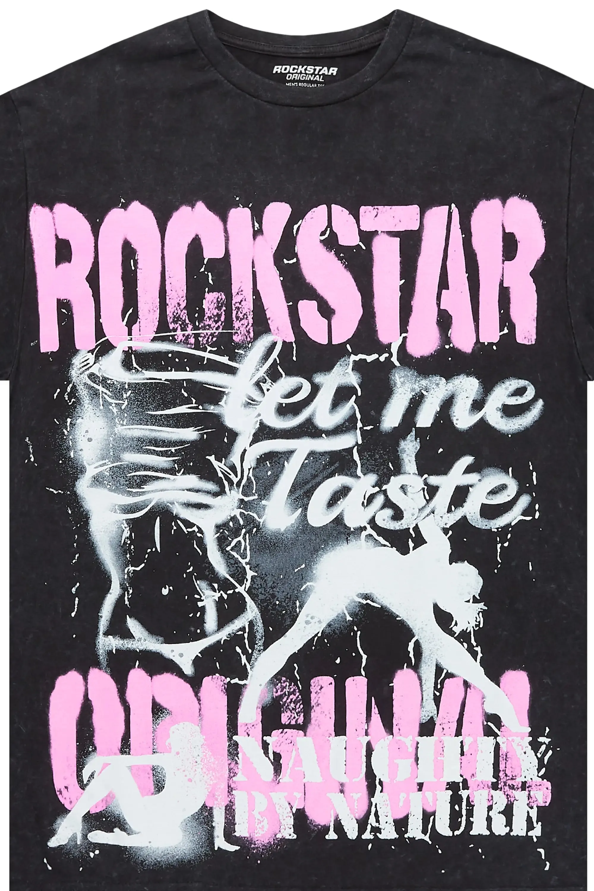 Sontique Vintage Black Oversized T-Shirt sold by Rockstar Original product image thumbnail 2