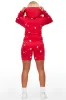 Just Between Us Red Short Set sold by Rockstar Original