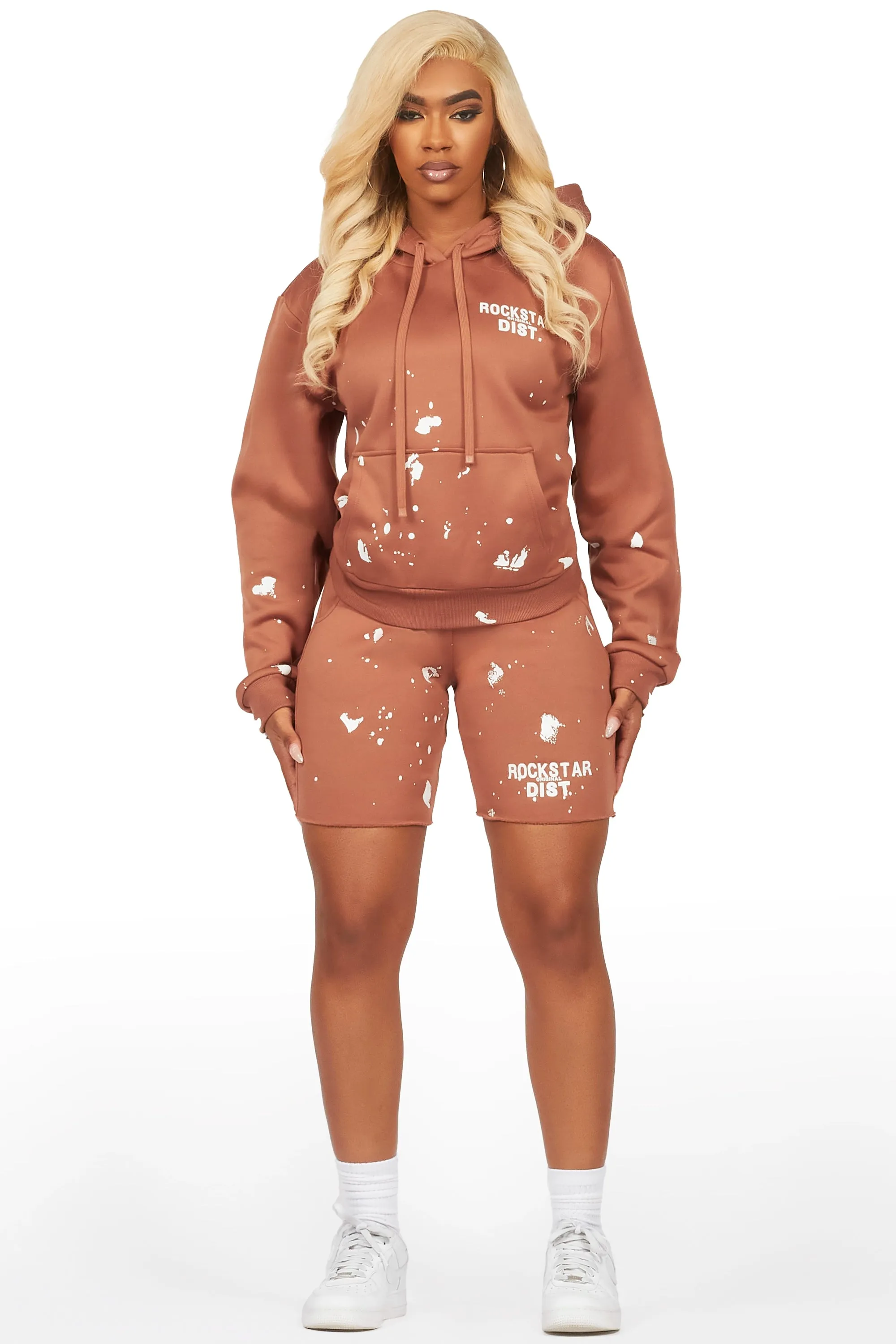 Just Between Us Mocha Short Set sold by Rockstar Original