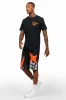 Akos Black T-Shirt/Denim Short Set sold by Rockstar Original