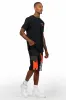 Akos Black T-Shirt/Denim Short Set sold by Rockstar Original