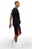 Akos Black T-Shirt/Denim Short Set sold by Rockstar Original