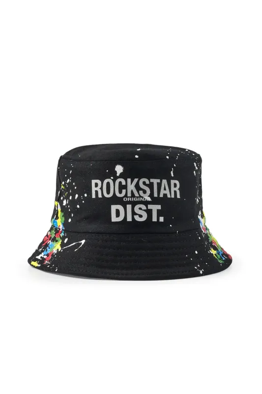 Girls Neppy Black Bucket Hat sold by Rockstar Original