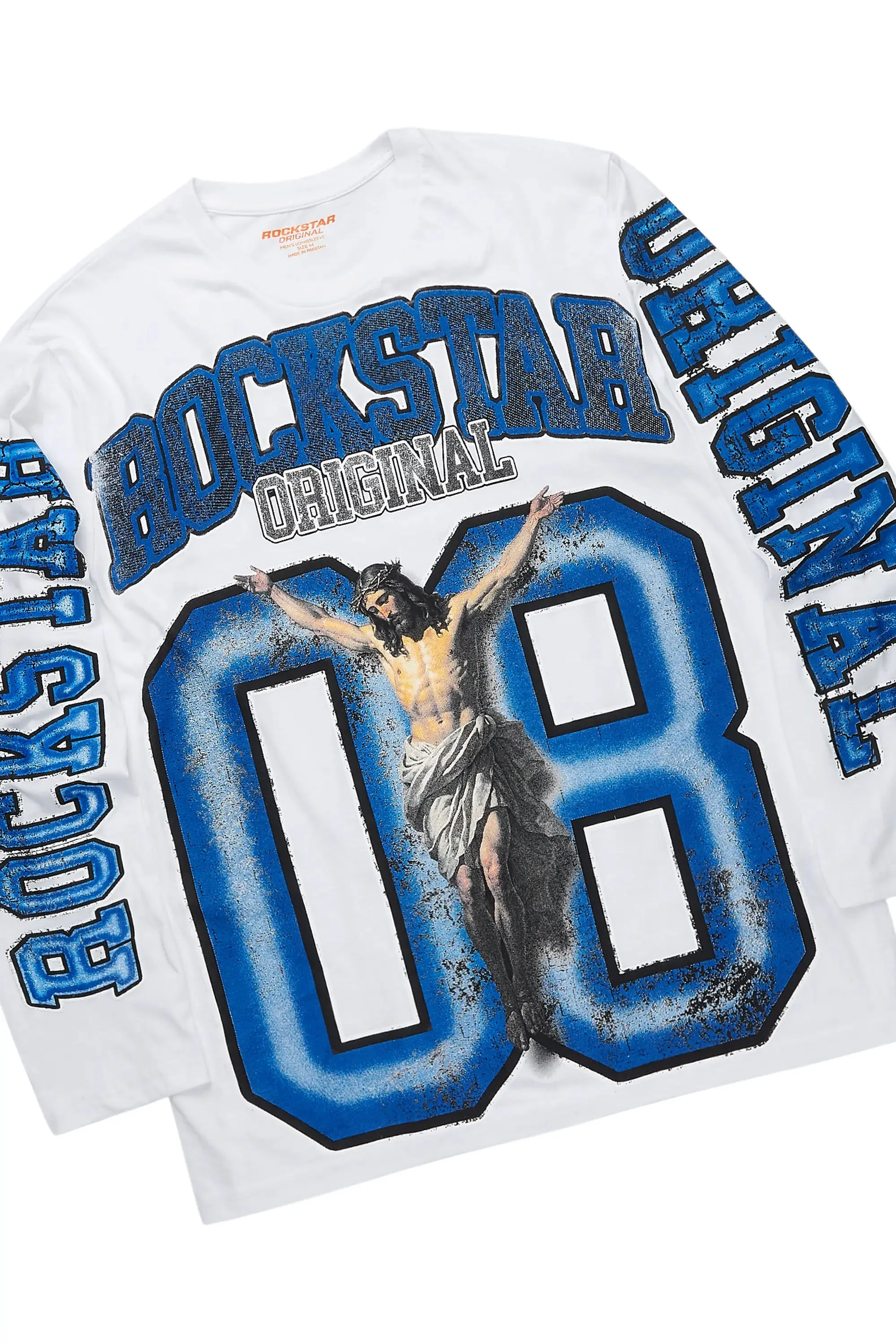 Fields White/Royal Long Sleeve T-Shirt/Baggy Pant Set sold by Rockstar Original product image thumbnail 2