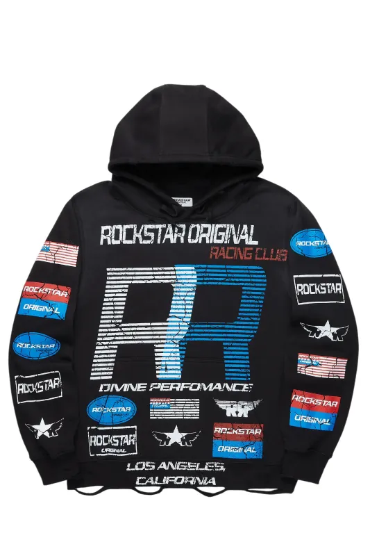 RSO Racing Club Black Graphic Hoodie sold by Rockstar Original