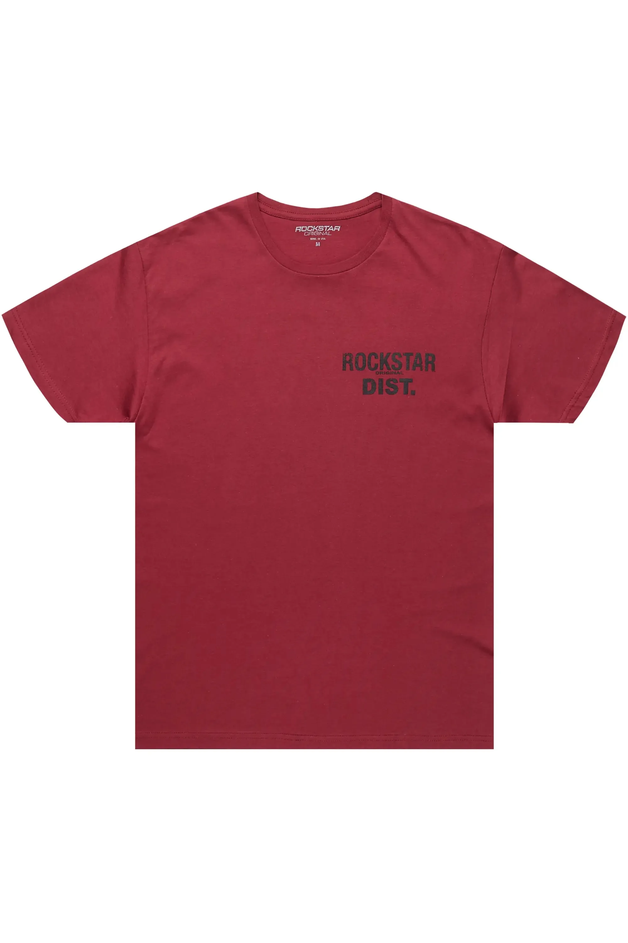 Dalasia Burgundy/Black Oversized Tee sold by Rockstar Original product image thumbnail 3