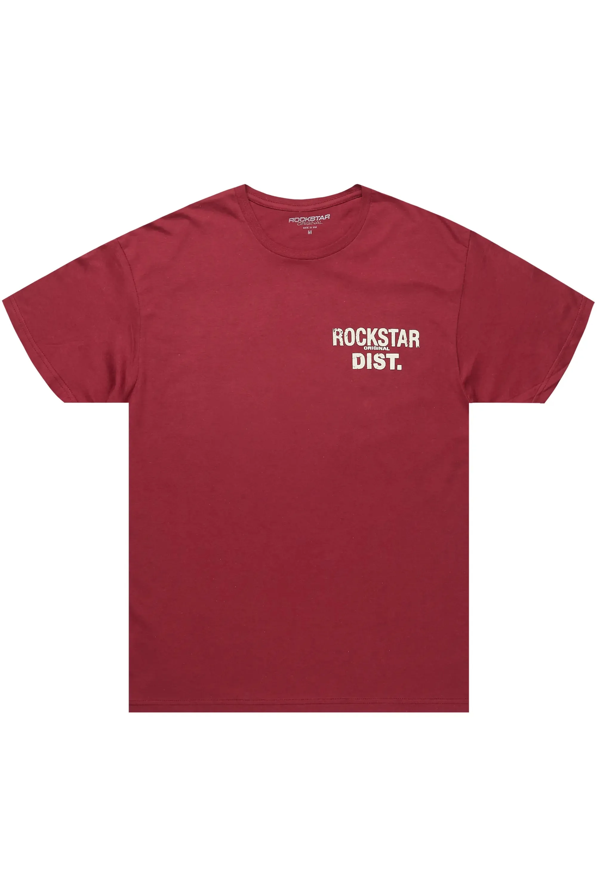 Lake Burgundy/Beige Graphic T-Shirt sold by Rockstar Original product image thumbnail 3