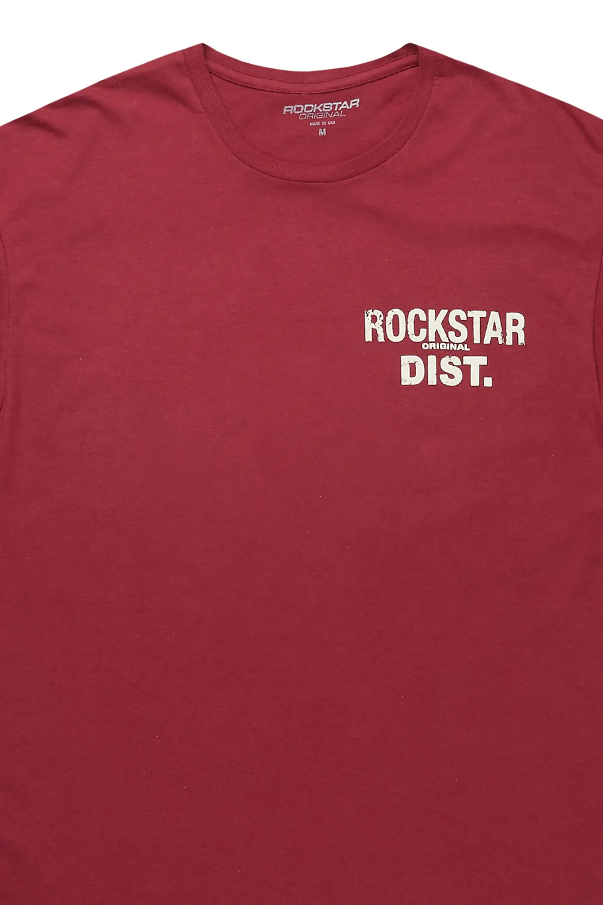 Lake Burgundy/Beige Graphic T-Shirt sold by Rockstar Original product image thumbnail 2