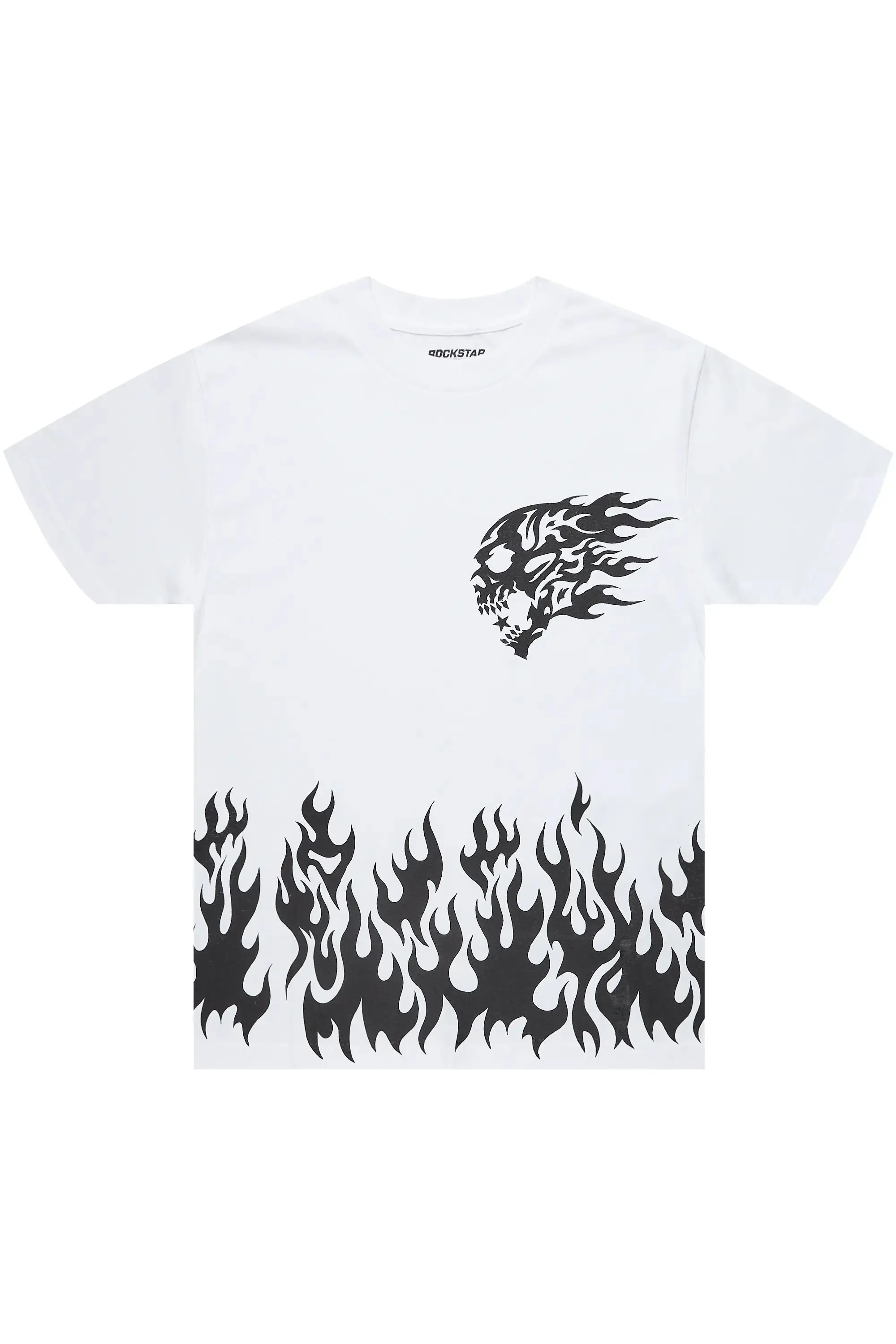 Bubble White/Black Oversized Graphic T-Shirt sold by Rockstar Original