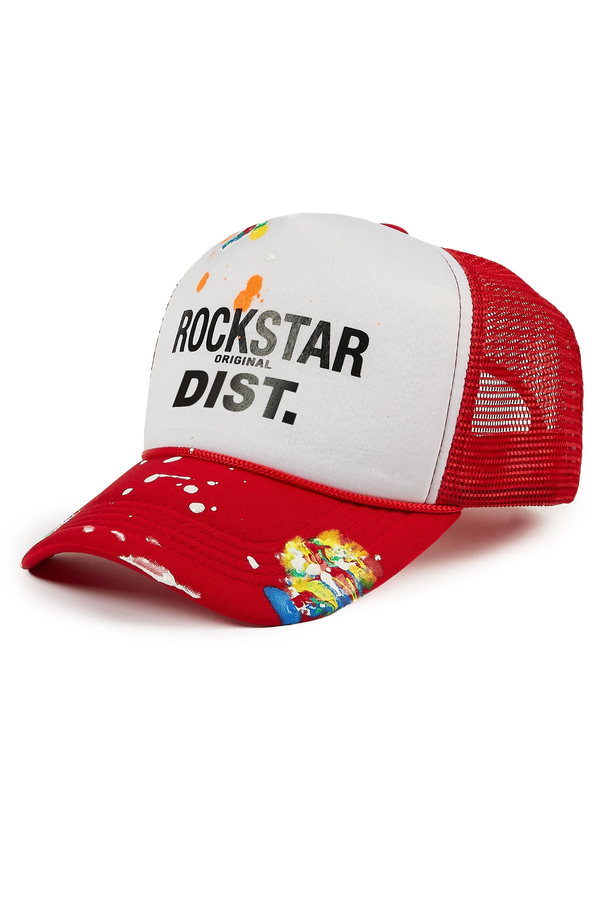 Good Side Only White/Red Trucker Hat sold by Rockstar Original product image thumbnail 2